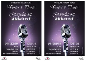 World Peace Flame "Voices 4 Peace concert" Riemst (Be), 8 Dec 2012